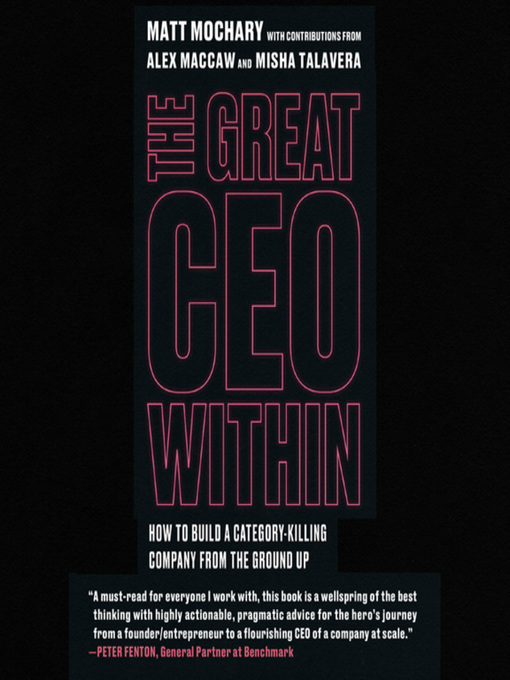 Cover image for The Great CEO Within